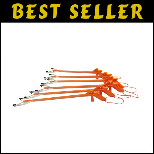 Durable 33" Litter Grabber with Orange Handle - Perfect for Indoor/Outdoor Use