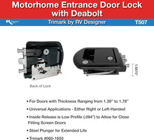 Load image into Gallery viewer, Upgrade Your RV Security with TriMark Motorhome Lock - Smooth Finish, Easy Fit