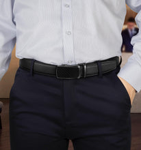 Load image into Gallery viewer, Men's Leather Ratchet Belts 2 Pack - Stylish and Adjustable Fit for Any Occasion