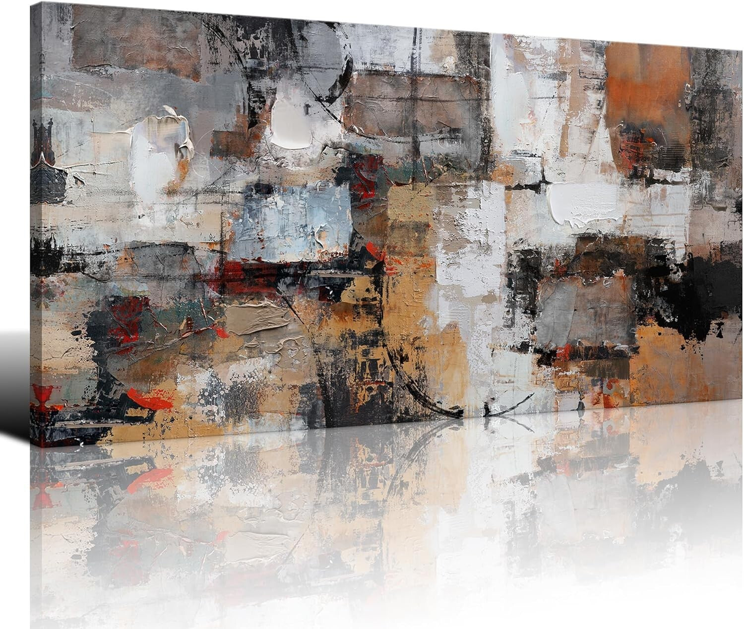 Durable Abstract Canvas Wall Art - Stunning Modern Design for Living Spaces