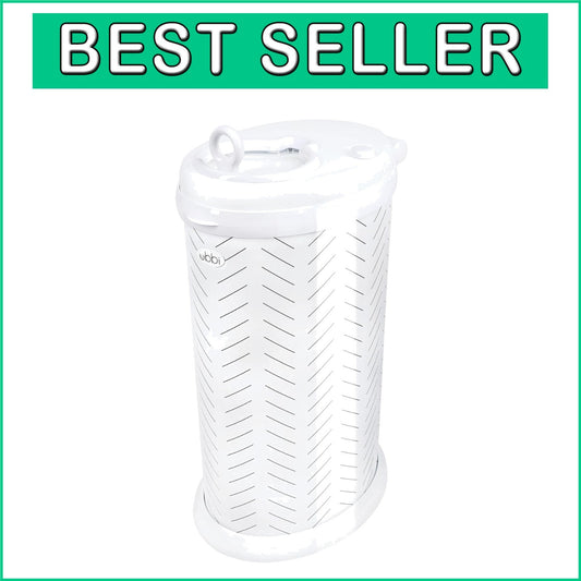 13 Gallon Stainless Steel Diaper Pail - Sleek, Childproof with Odor Control