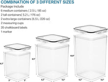 Load image into Gallery viewer, Space-Saving Airtight Food Storage Containers, 10-Pack - Durable &amp; Stylish