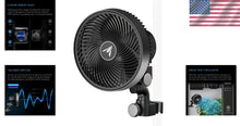 Load image into Gallery viewer, CLOUDRAY 6" Manual Swivel Fan - Ideal for Grow Tents with Tailored Airflow