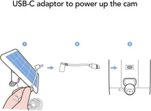 Load image into Gallery viewer, Efficient Solar Charging Panels for Ring Cameras - 2W USB-C, Easy Installation