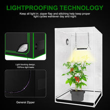 Load image into Gallery viewer, Flexible Mini Grow Tent 18”x18”x32” - Perfect for Indoor Spaces and Plant Care