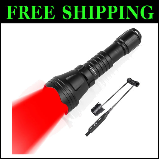 Lightweight Zoomable Flashlight with Remote Switch – Ideal for Night Activities