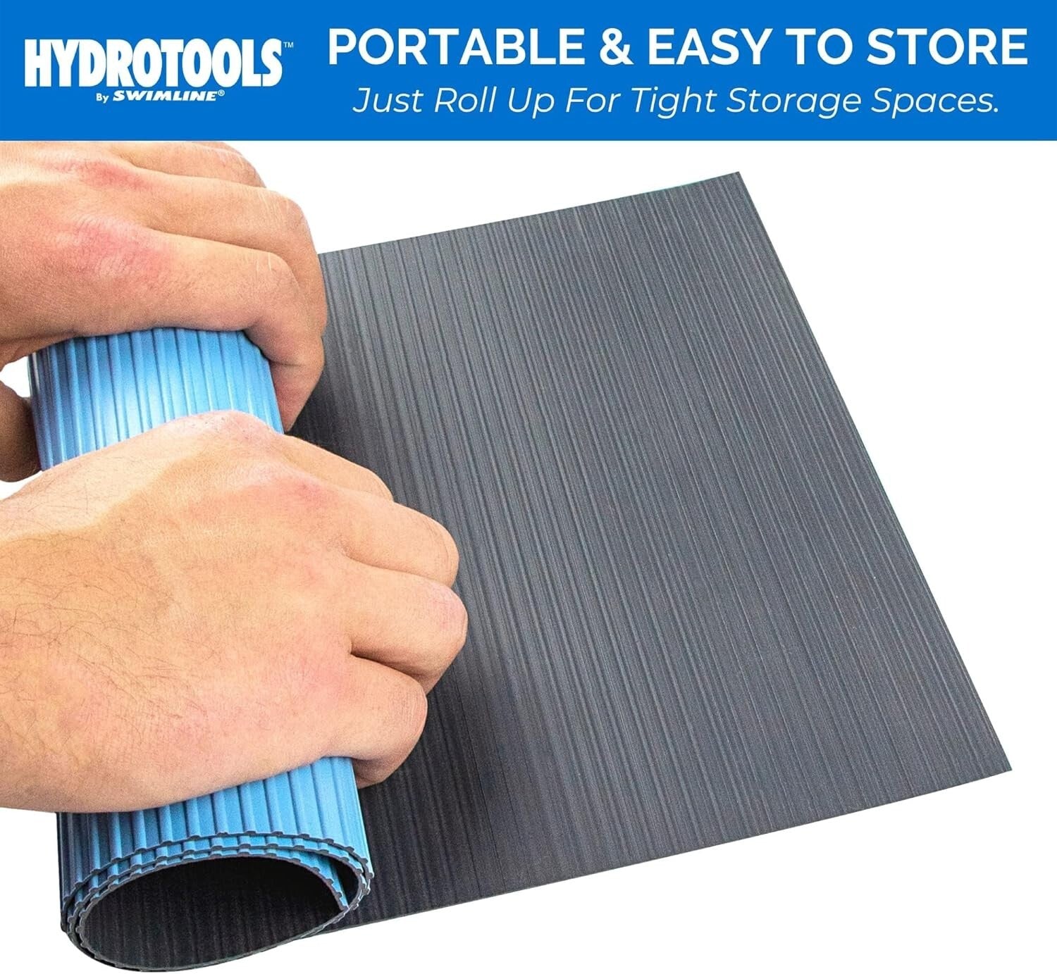 Versatile 36" x 36" Anti-Slip Pool Step Mat | Durable Protection for Ladders