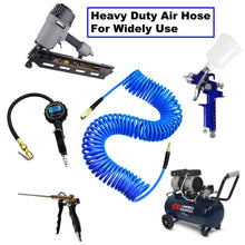 Load image into Gallery viewer, Professional Air Compressor Accessories Kit: Gauge, Hose &amp; Adjustable Blow Gun