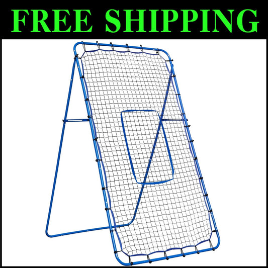 Quick Setup Pitch Back Net - Ideal for Lacrosse, Softball & Volleyball Training