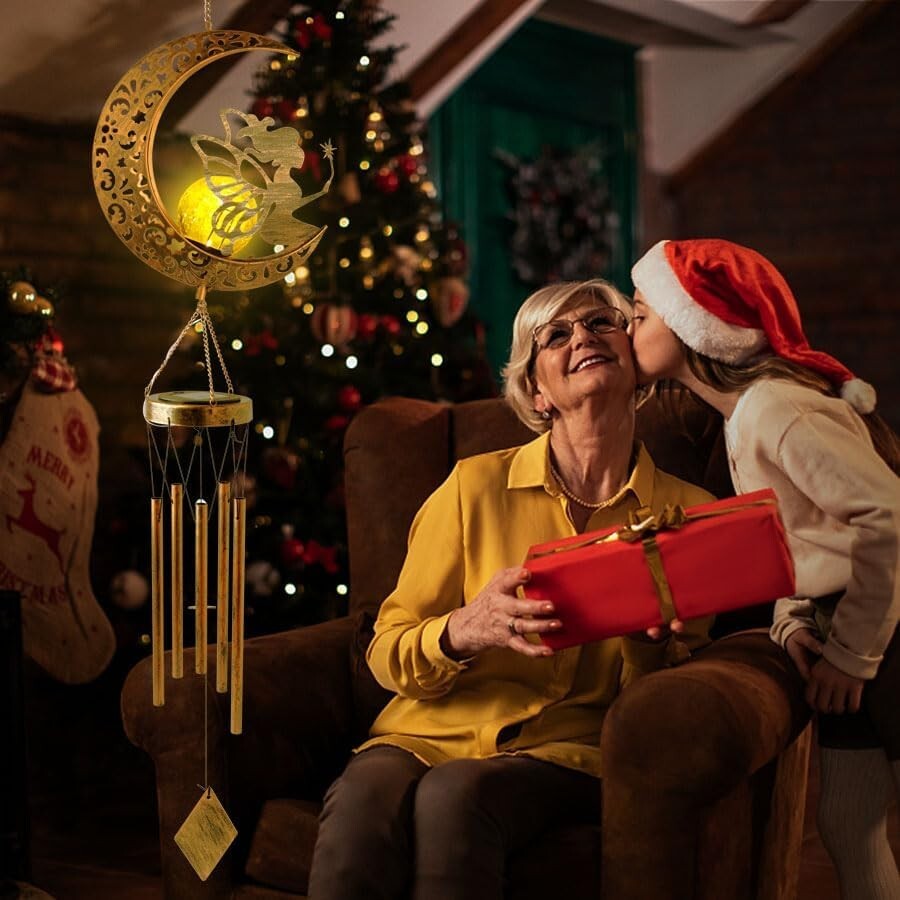 Beautiful Solar-Powered Wind Chimes - Unique Gifts for Birthdays & Celebrations