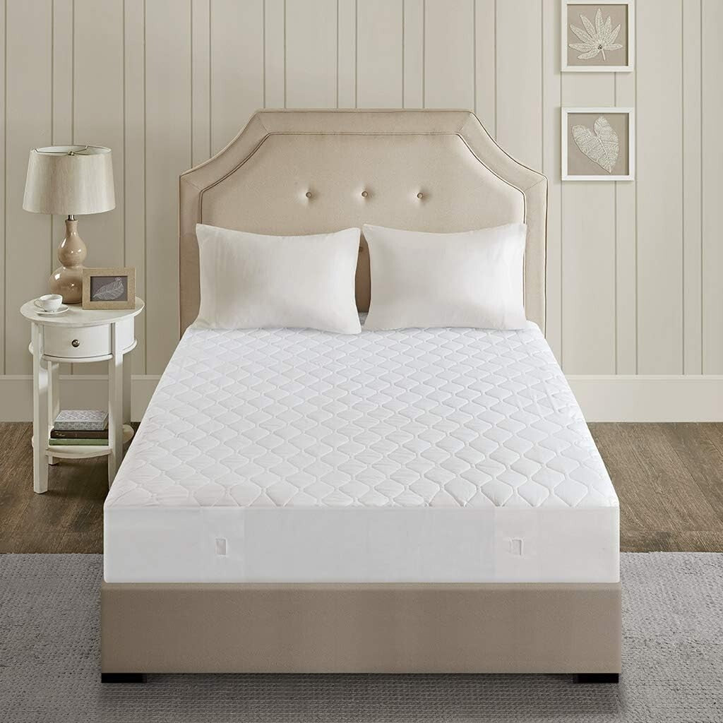 Electric Quilted Mattress Pad - King, 10-Hour Auto Shut-Off, Dual-Sided Comfort