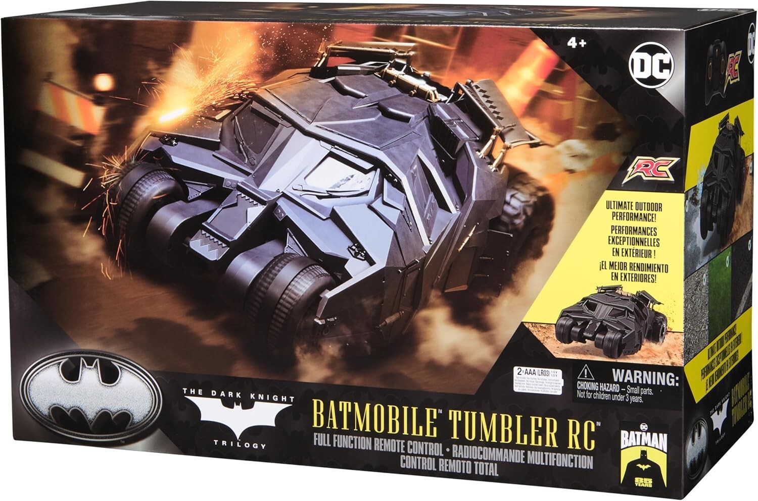 1:15 Scale Batmobile Tumbler RC - Celebrate Batman's 85th with Collectible Fun