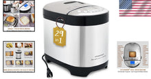 Load image into Gallery viewer, Stainless Steel Bread Maker with 29 Programs &amp; Customizable Cycle for All Levels