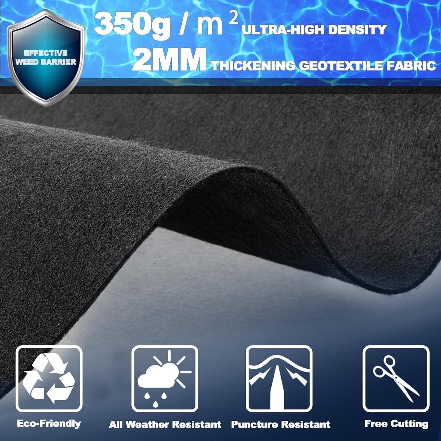 Double-Density Pool Liner Protection Mat – 24 Ft Round for Above Ground‍