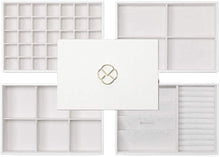 Load image into Gallery viewer, Durable Faux Leather Jewelry Tray - Perfect for Rings, Necklaces &amp; Earrings
