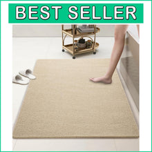 Load image into Gallery viewer, Luxury 47" x 32" Khaki Non-Slip Shower Mat - Spa-Like Experience at Home