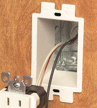 Load image into Gallery viewer, White Electrical Outlet Box Extenders, 25-Pack - Flame Retardant Safety Design