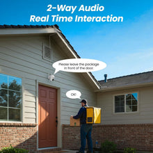 Load image into Gallery viewer, Solar/Battery Powered 2K Cameras with Color Night Vision &amp; AI Detection - 2-Pack