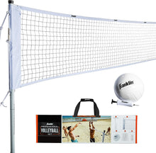 Load image into Gallery viewer, Complete Outdoor Volleyball Set - Portable Net with Poles, Pump &amp; Accessories