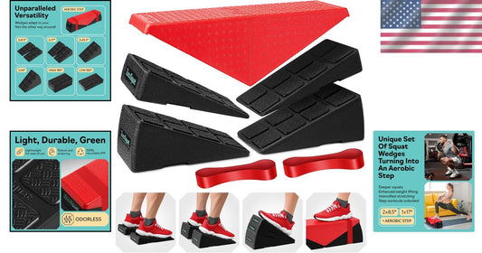 Calf Stretcher & Squat Wedge Block - Innovative Exercise Solution for All Levels