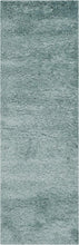 Load image into Gallery viewer, Plush Light Blue California Shag Runner Rug - 2'3" x 7' for High Traffic Areas