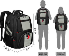 Load image into Gallery viewer, Comfortable Travel Backpack for 18.4 Laptops - Breathable Design &amp; Luggage Strap