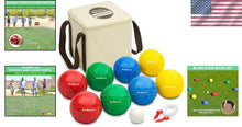 Load image into Gallery viewer, 90mm Premium Resin Bocce Ball Set - Ideal Outdoor Game for Friends &amp; Family