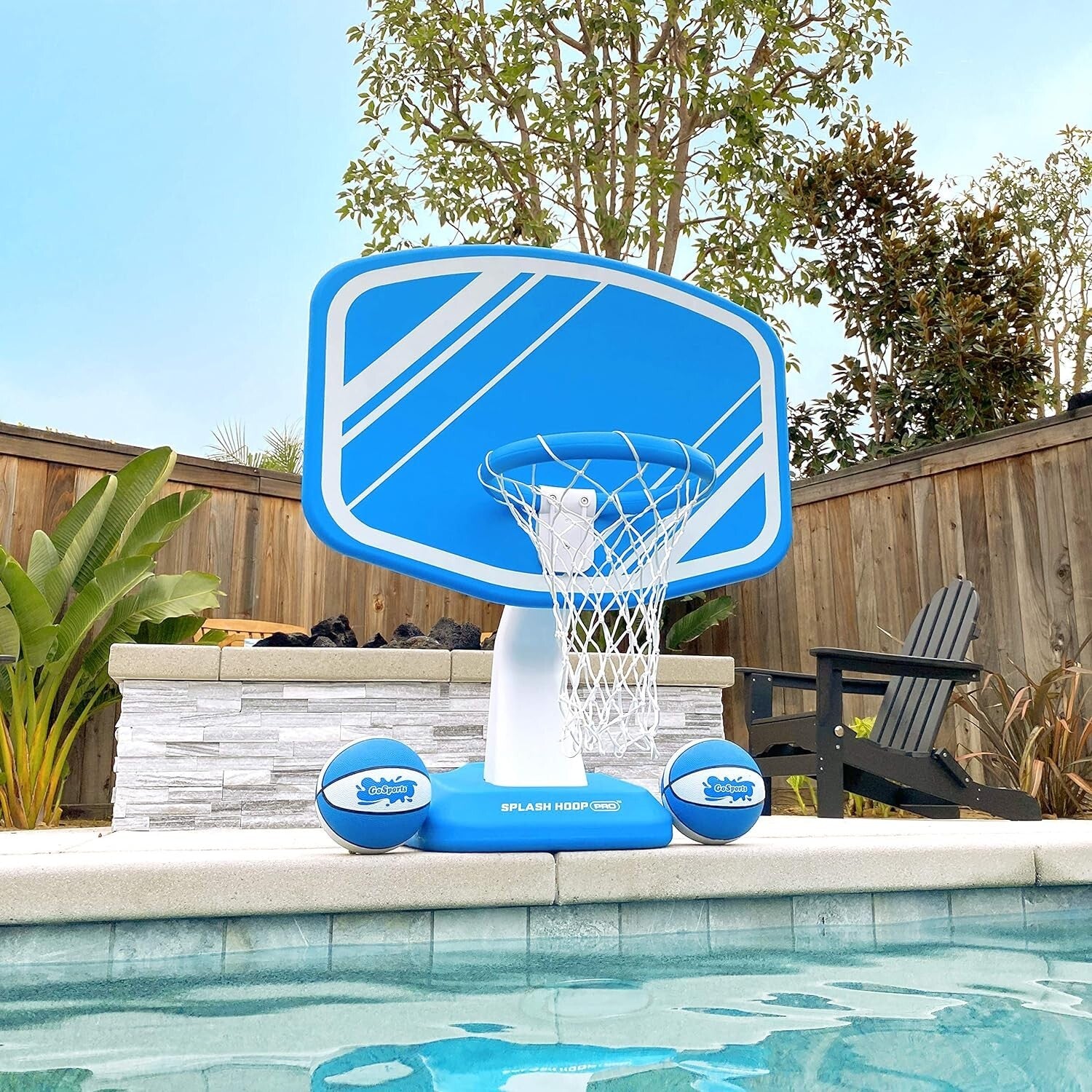 Exciting Inflatable Basketball Game for Pools - Includes Pump and Basketballs