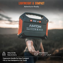 Load image into Gallery viewer, 155Wh Portable Power Station - Lightweight Lithium Battery with Solar Charging