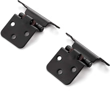 Load image into Gallery viewer, Premium 1/2" Overlay Cabinet Hinges - 60 Heavy-Duty Self-Closing Matte Black Set