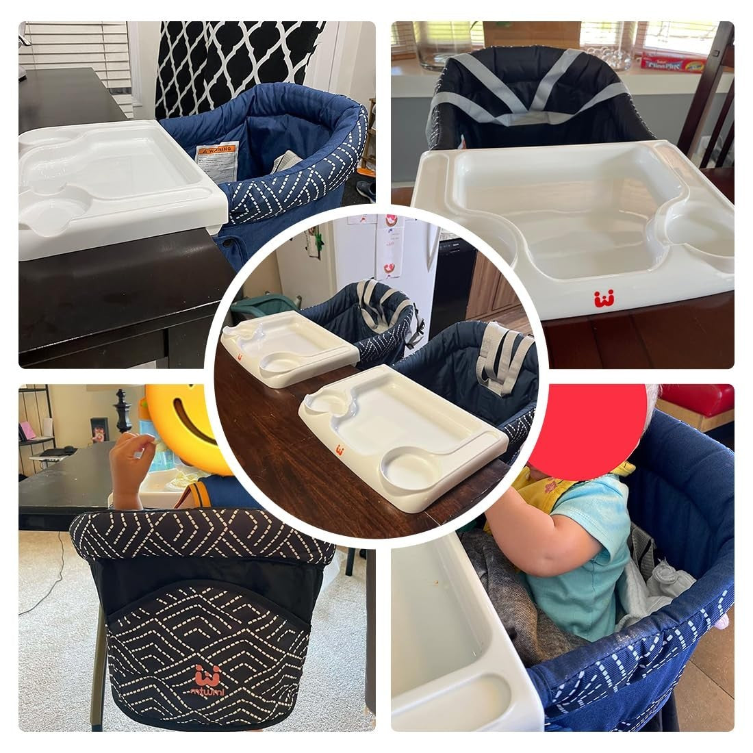 Adjustable High Chair for Babies – Clip-On Table Seat with Cushioned Comfort