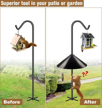 Load image into Gallery viewer, Elegant Pole-Mounted Squirrel Baffle - 19-Inch Diameter for Bird Feeder Defense