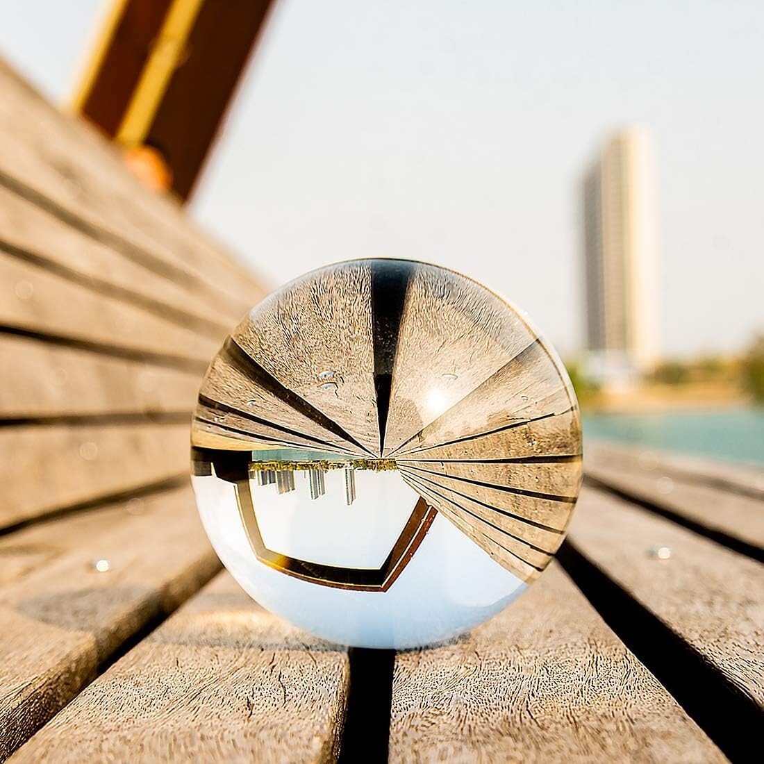 Stunning 120mm Polished K9 Crystal Ball with Free Stand - Home Decor Essential