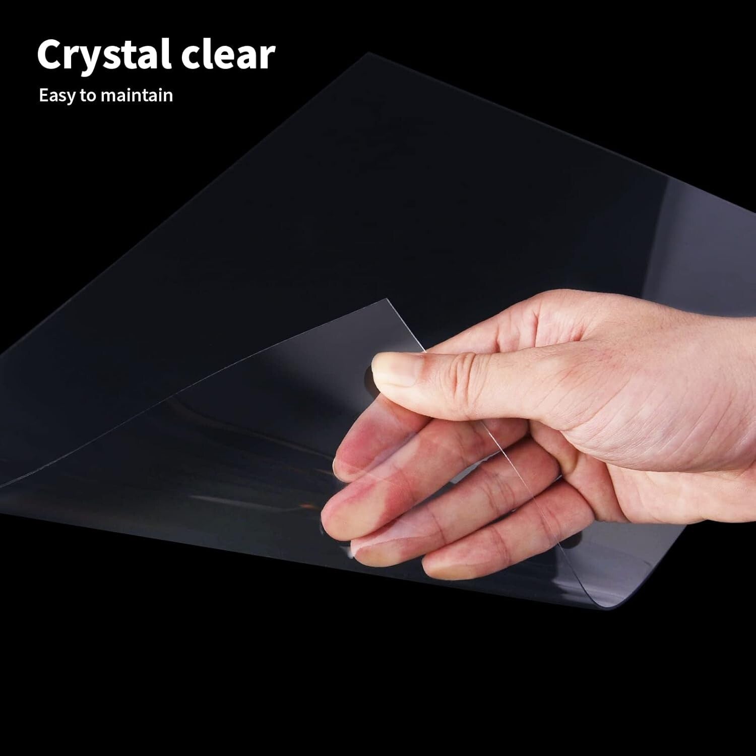 Versatile 5-Pack of 24"x36" Clear PET Sheets - Perfect for Signage & Frames