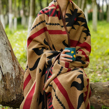 Load image into Gallery viewer, Versatile Merino Wool Outdoor Blanket - 87"x63" for Emergencies &amp; Comfort