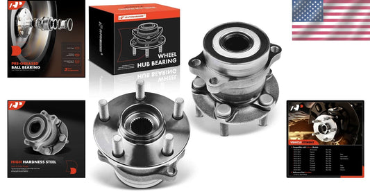 Durable 2-Pack Rear Wheel Bearing Hub Assembly for Subaru Vehicles 2012-2021