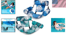 Load image into Gallery viewer, Tropical Themed Inflatable Pool Floats - Adjustable Lounge Chairs for Summer