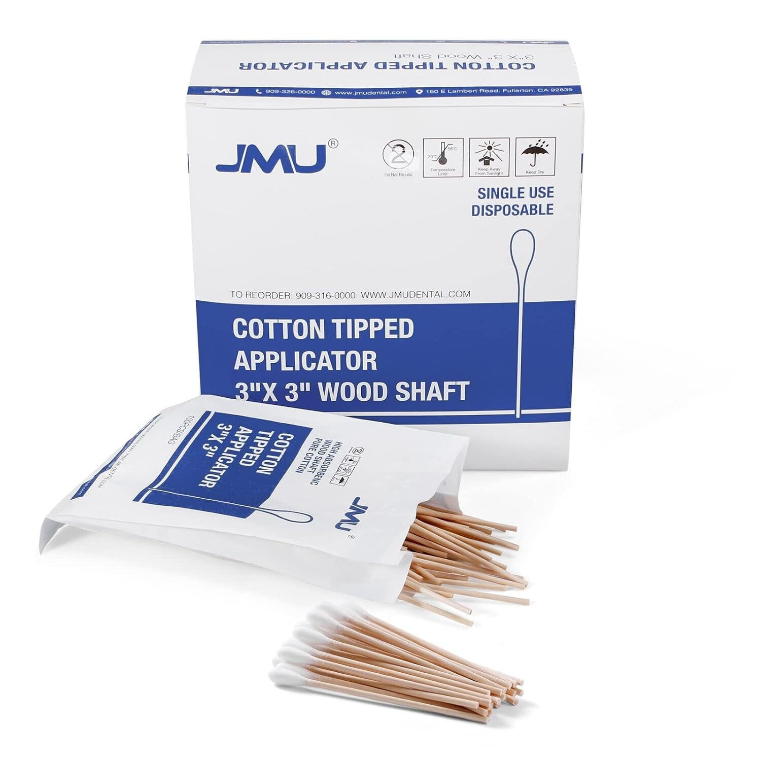 Durable 3-Inch Cotton Swabs - 10000 High-Quality Applicators for All Needs