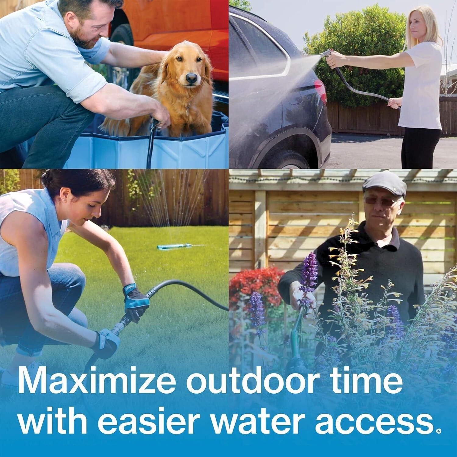 Elegant Garden Hydrant V2+ - Lead-Free, Frost-Proof Faucet with Quick Connection