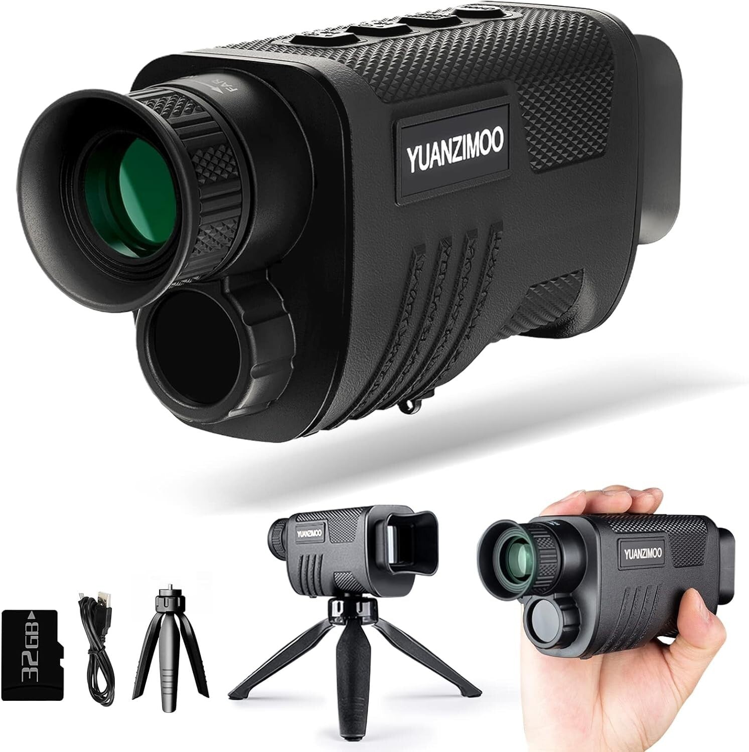 Compact 850nm Infrared Monocular for Hunting and Outdoor Wildlife Viewing