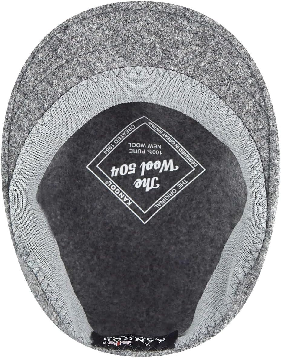 Ergonomic Wool 504 Cap - Stylish Flat Crown for Cold Weather in Moonstruck
