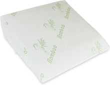 Load image into Gallery viewer, Extra-Large Cooling Wedge Pillow with Bamboo Cover, Ideal for Rest and Recovery