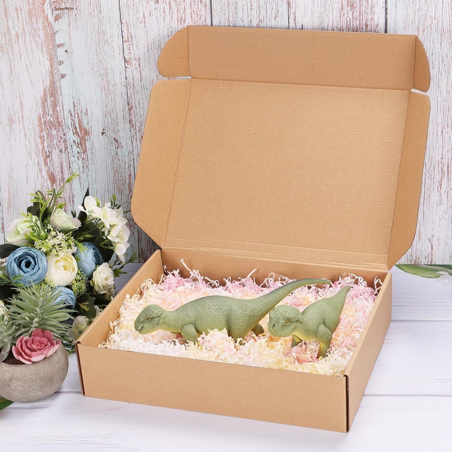 Bulk 25 Pack Tuck Top Shipping Boxes 13x10x3 - Ideal for Small Business Use