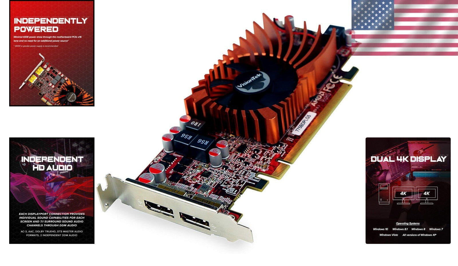 Power Your Displays with AMD Radeon HD 7750 2GB GDDR5 - Plug-and-Play Design