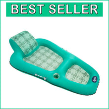 Load image into Gallery viewer, Inflatable Aqua Luxury Pool Lounge – XL Comfort with Cupholder &amp; Mesh Fabric