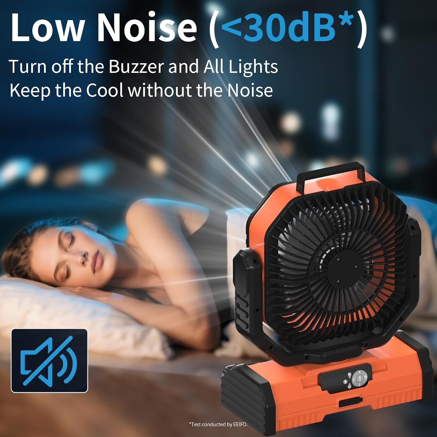 Multi-Function Camping Fan & LED Lantern - 40000mAh Rechargeable with SOS Light