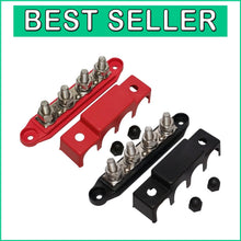 Load image into Gallery viewer, High-Performance 250 Amp Bus Bar with Detachable Cover - 4 Studs for Batteries
