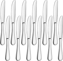 Load image into Gallery viewer, Set of 12 Elegant 9.15-Inch Stainless Steel Dinner Knives - Corrosion Resistant