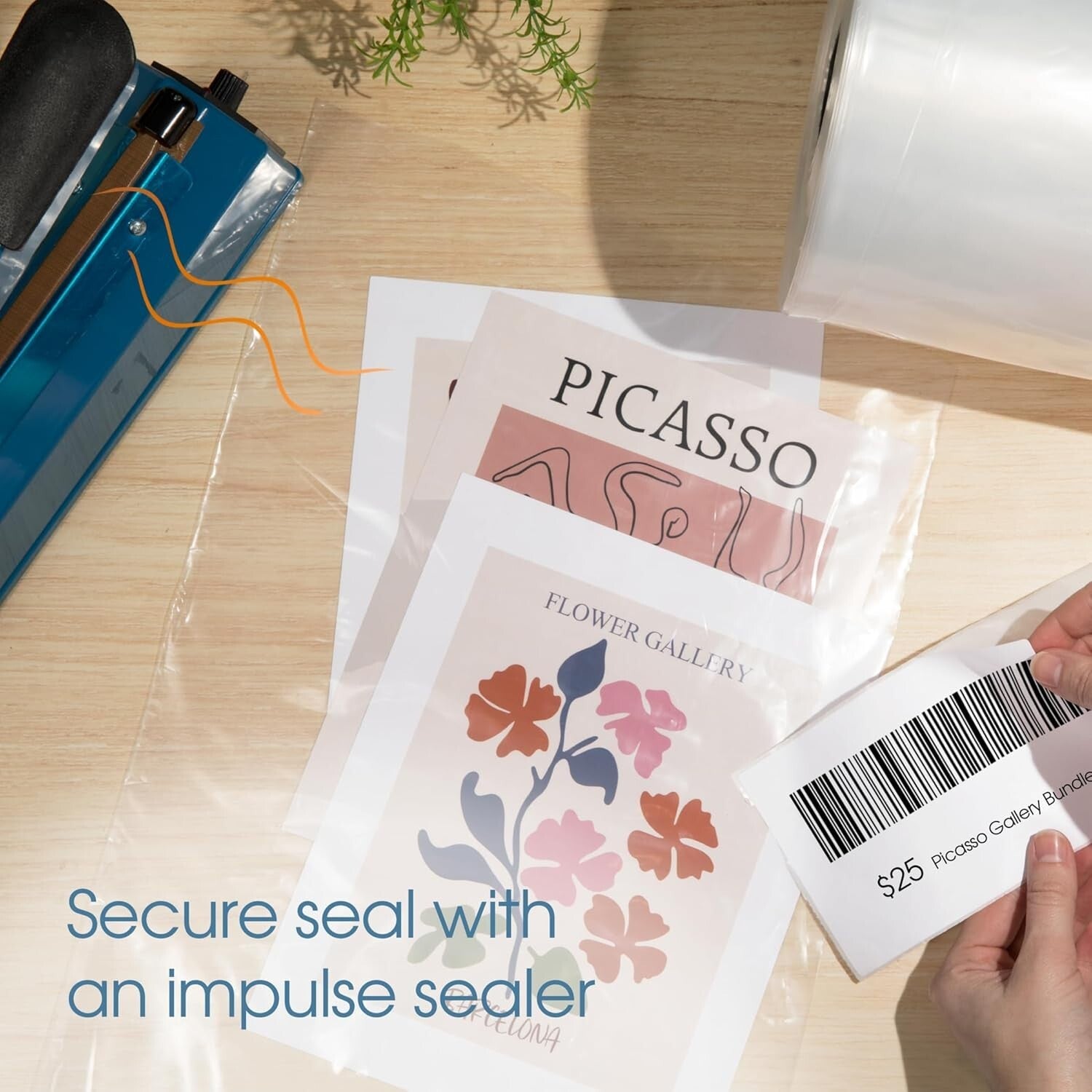 12" x 800' Clear Plastic Tubing Roll - 2.1 Mil Poly for Versatile Packaging