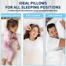 Load image into Gallery viewer, Luxurious Hotel Quality Set of 4 Down Alternative Pillows for Comfort &amp; Support